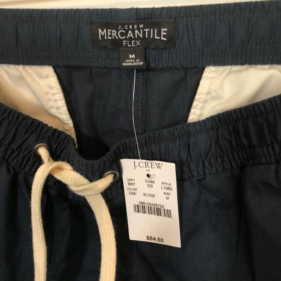 Navy blue J Crew Mercantile drawstring pants with pockets - still has sales tag! - Picture 3 of 4